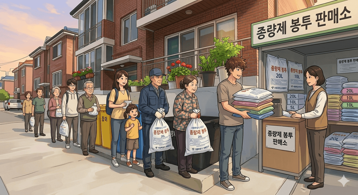 2026년 종량제봉투 편의점 판매처 재고확인