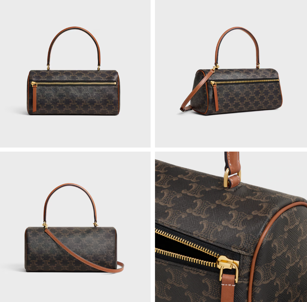 셀린느 실린더 백 - 트리옹프 캔버스 &amp; 카프스킨