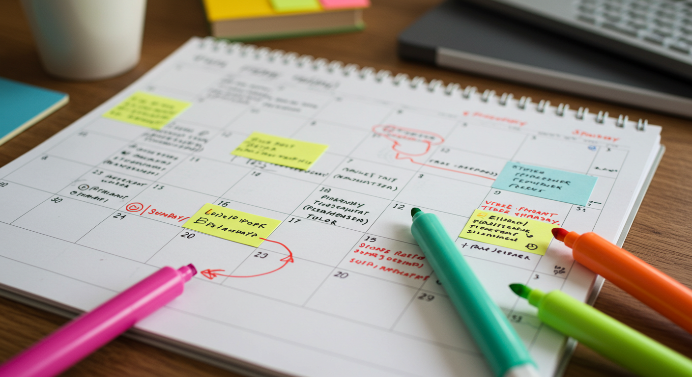 효율적인 일정 관리를 위한 캘린더 사용 팁