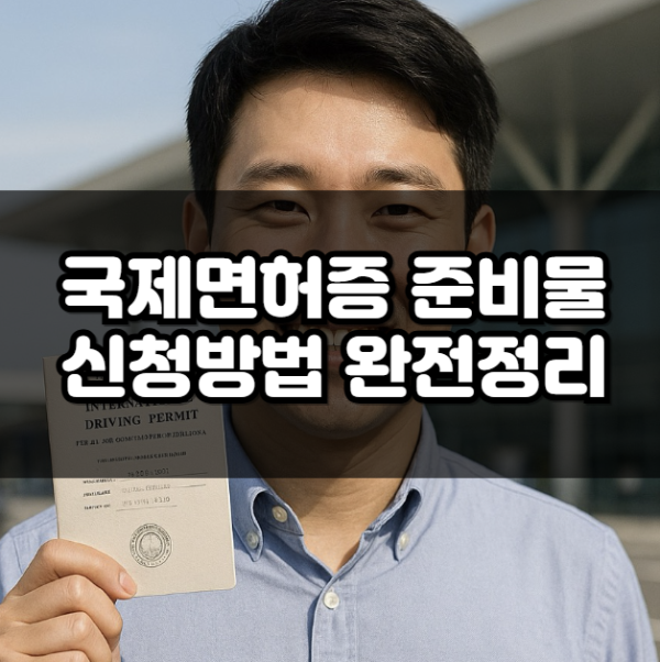 국제면허증 준비물, 신청방법 완전정리