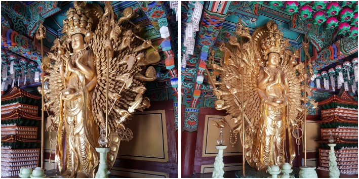 천개의 눈과 천개의 손으로 중생을 구제하시려는 관세음보살