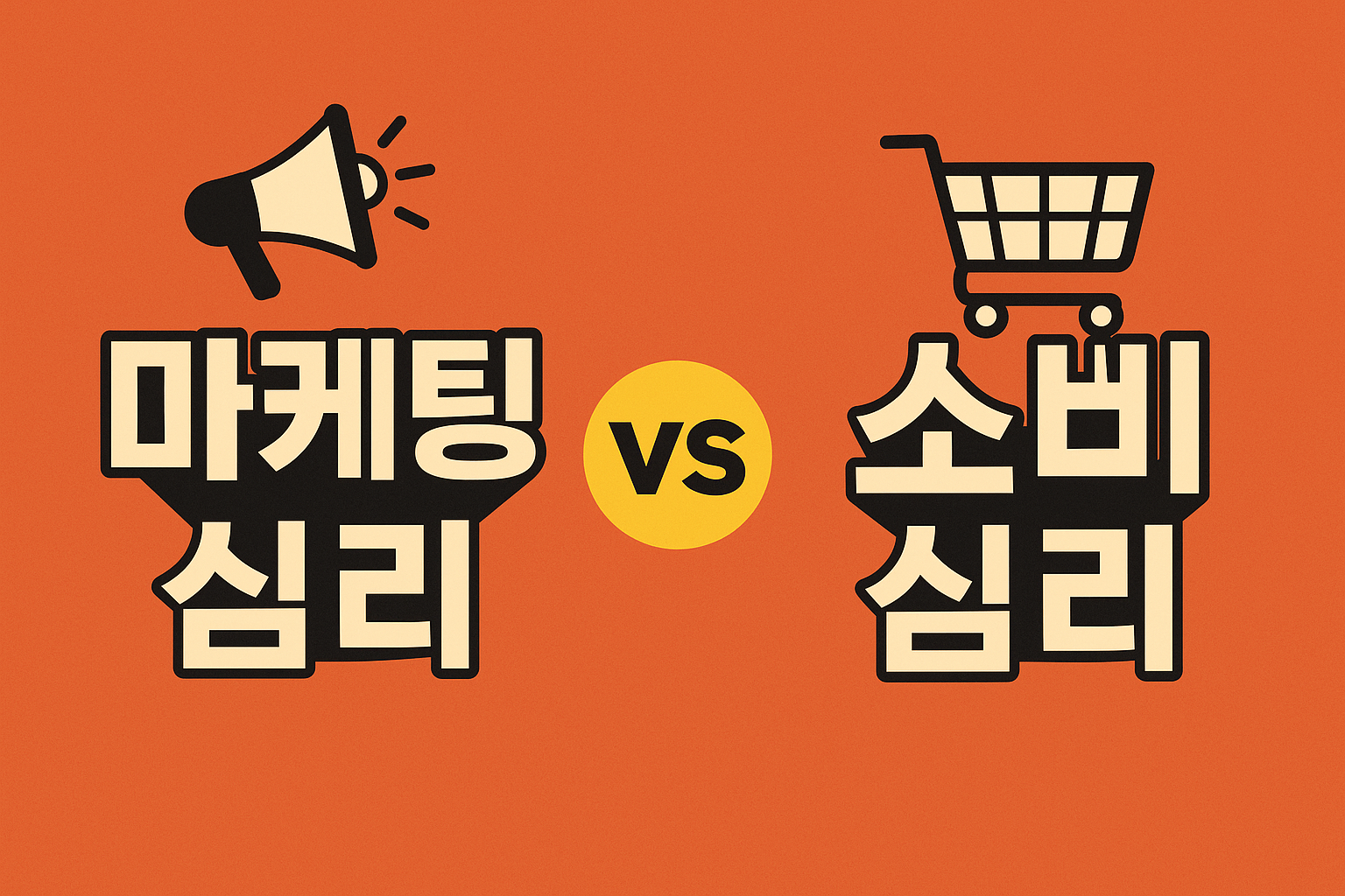 마케팅 심리 vs 소비 심리: 서로 다른 두 시선의 교차점