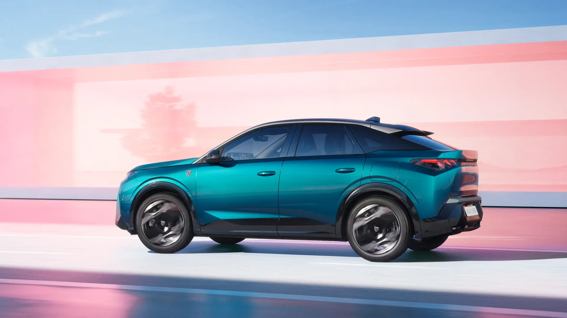 푸조 3008 전기차 이미지