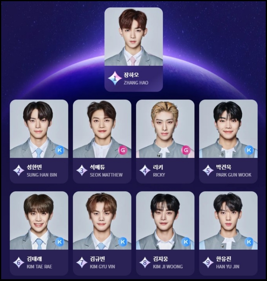 제베원 장하오 성한빈