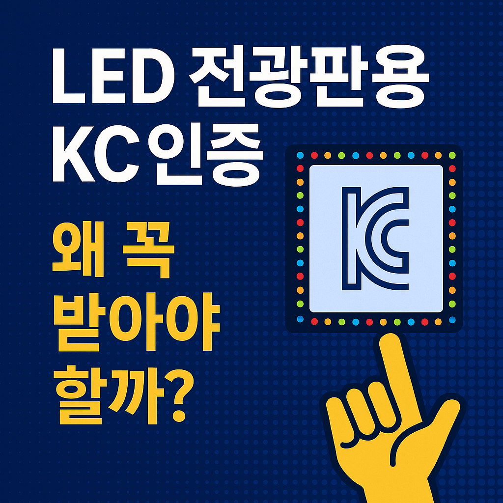 LED 전광판용 KC인증, 왜 꼭 받아야 할까?