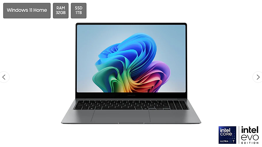 삼성전자 노트북, 랩탑 갤럭시북5 프로 40.6cm(16인치), 인텔 울트라7