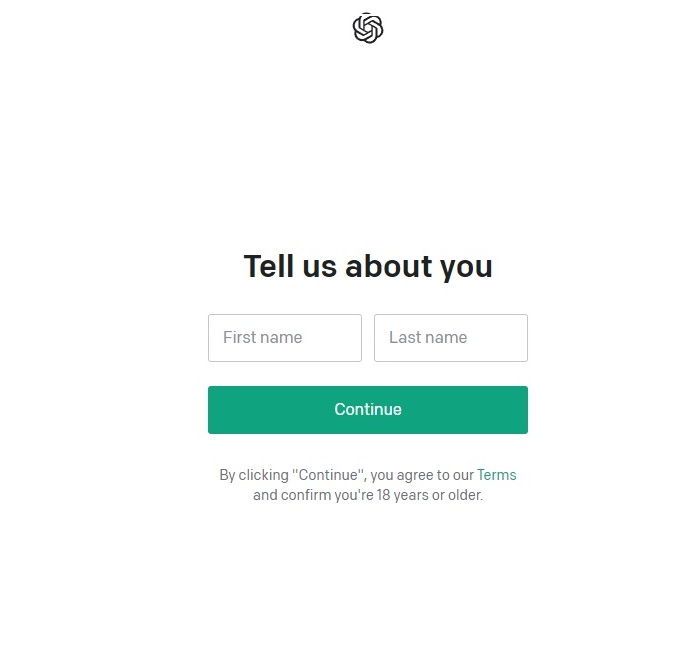 chatgpt 이름을 입력한다.