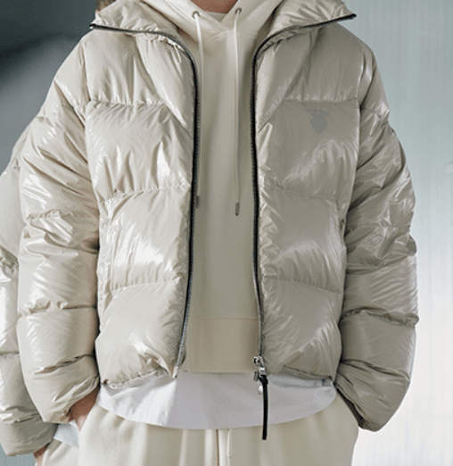 유광 패딩 사진