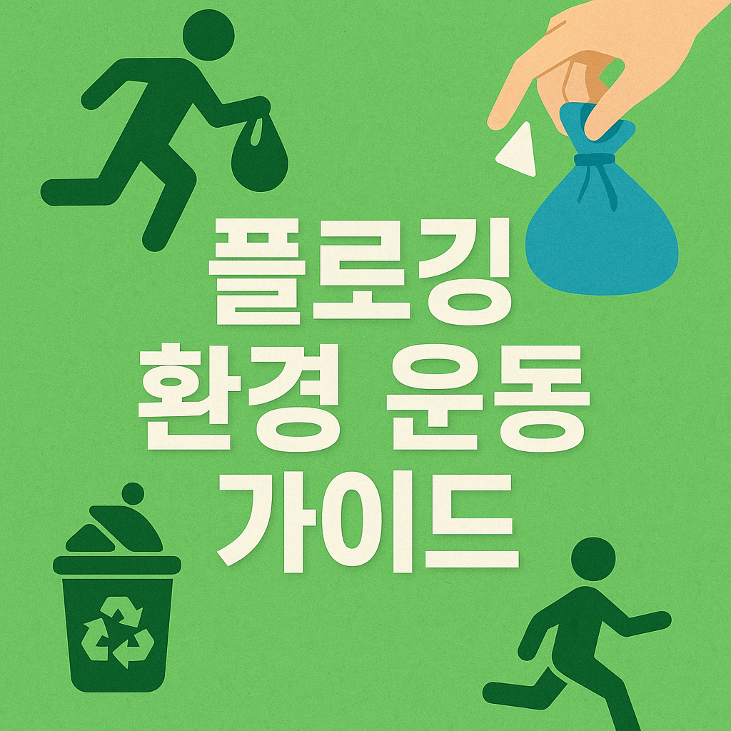 플로깅과 함께하는 환경 운동 가이드