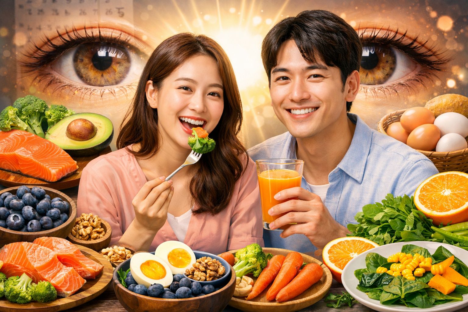 눈 건강에 좋은 음식 궁합