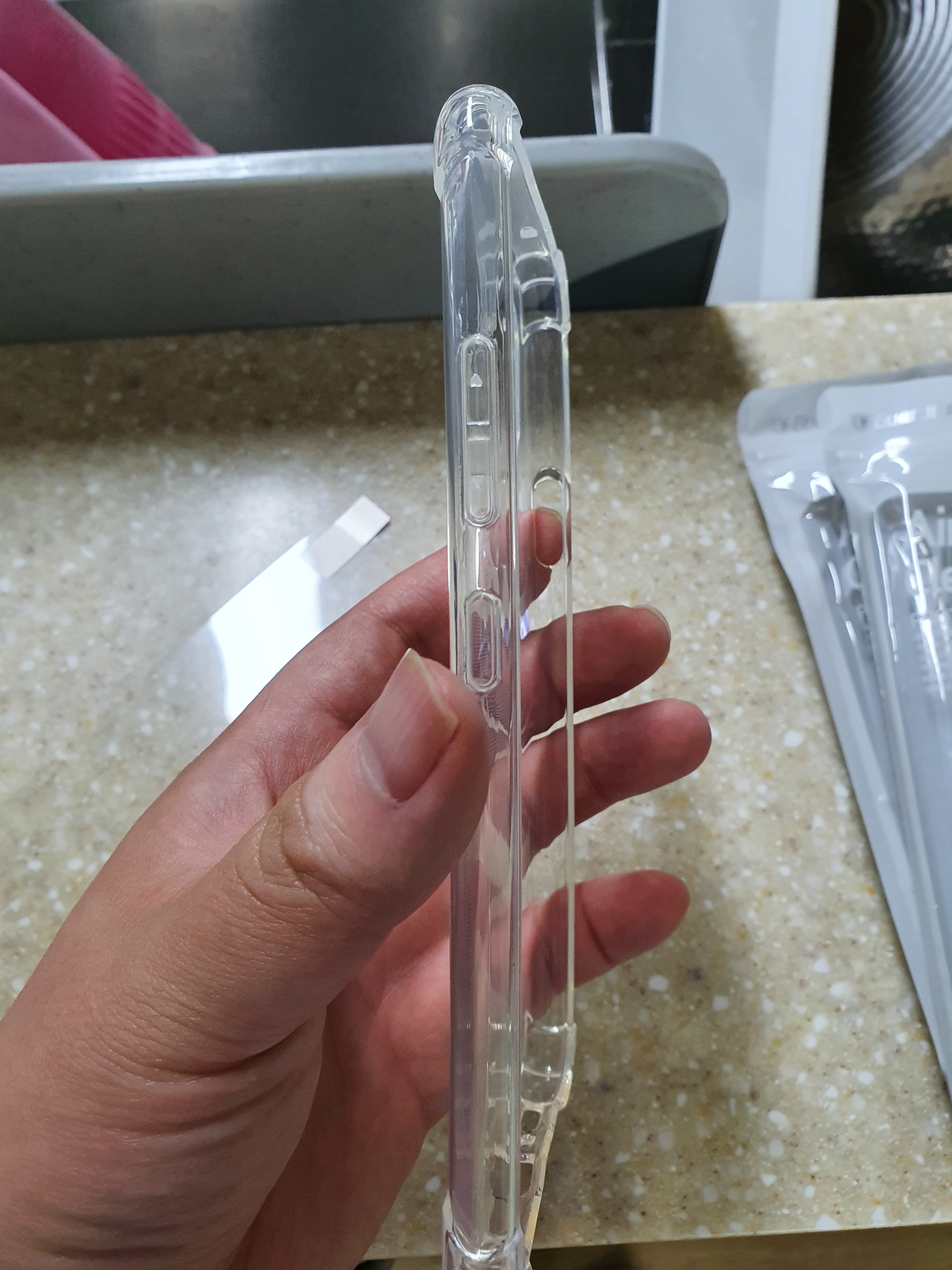 엘지스마트폰 Q92 가성비 젤리케이스 측면2