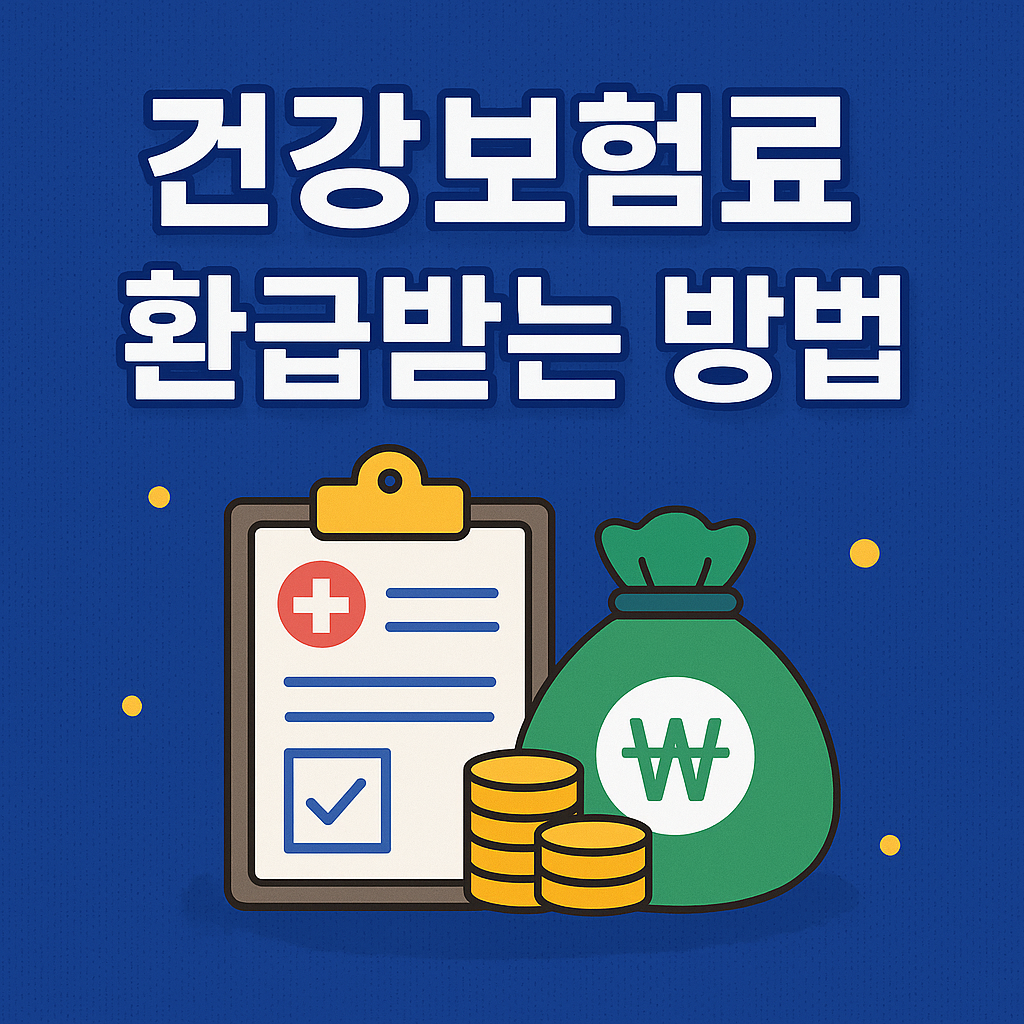 건강보험료 환급받는 방법