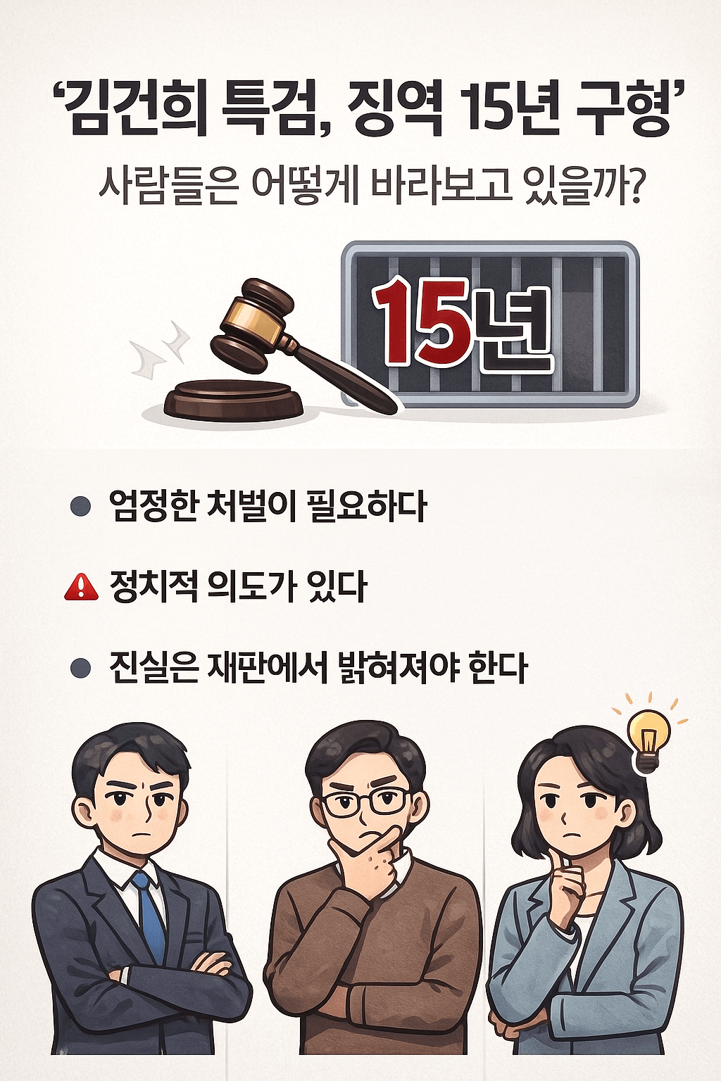 김건희 징역 15년 구형