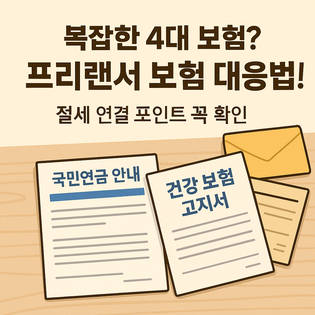 [7편] 프리랜서를 위한 국민연금&middot;건강보험 관리법