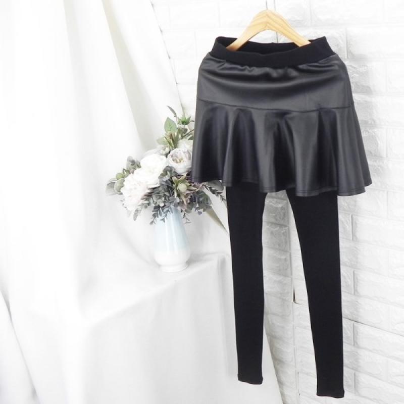 쿨젠 가죽 치마레깅스 치마바지패딩레깅스후리스원피스