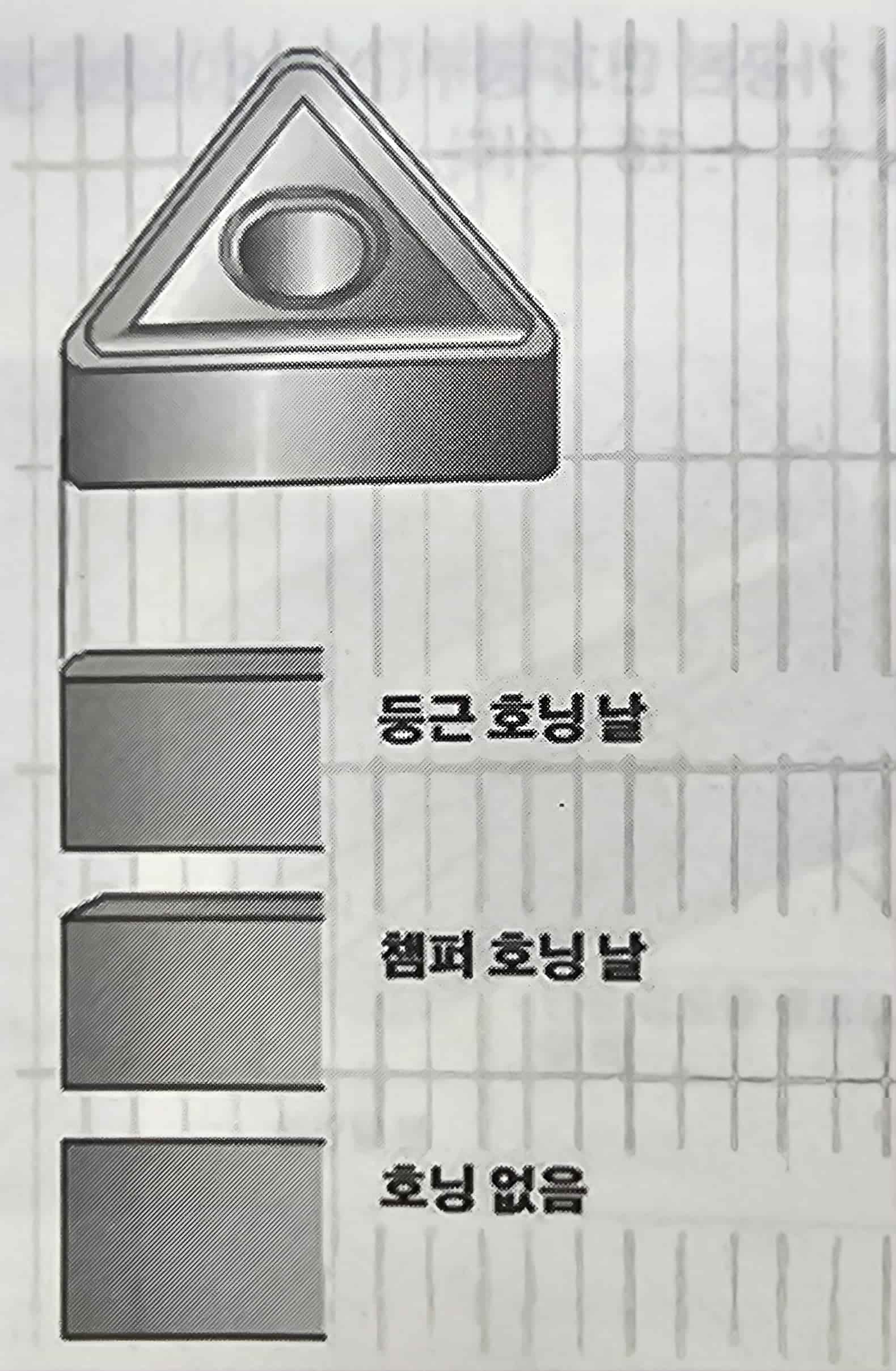 가공 인서트에서의 호닝