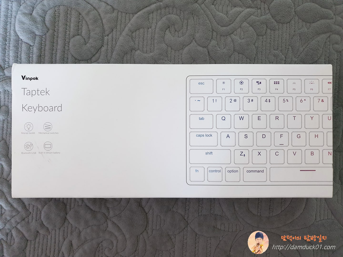 Vinpok Taptek Keyboard 상자 상단