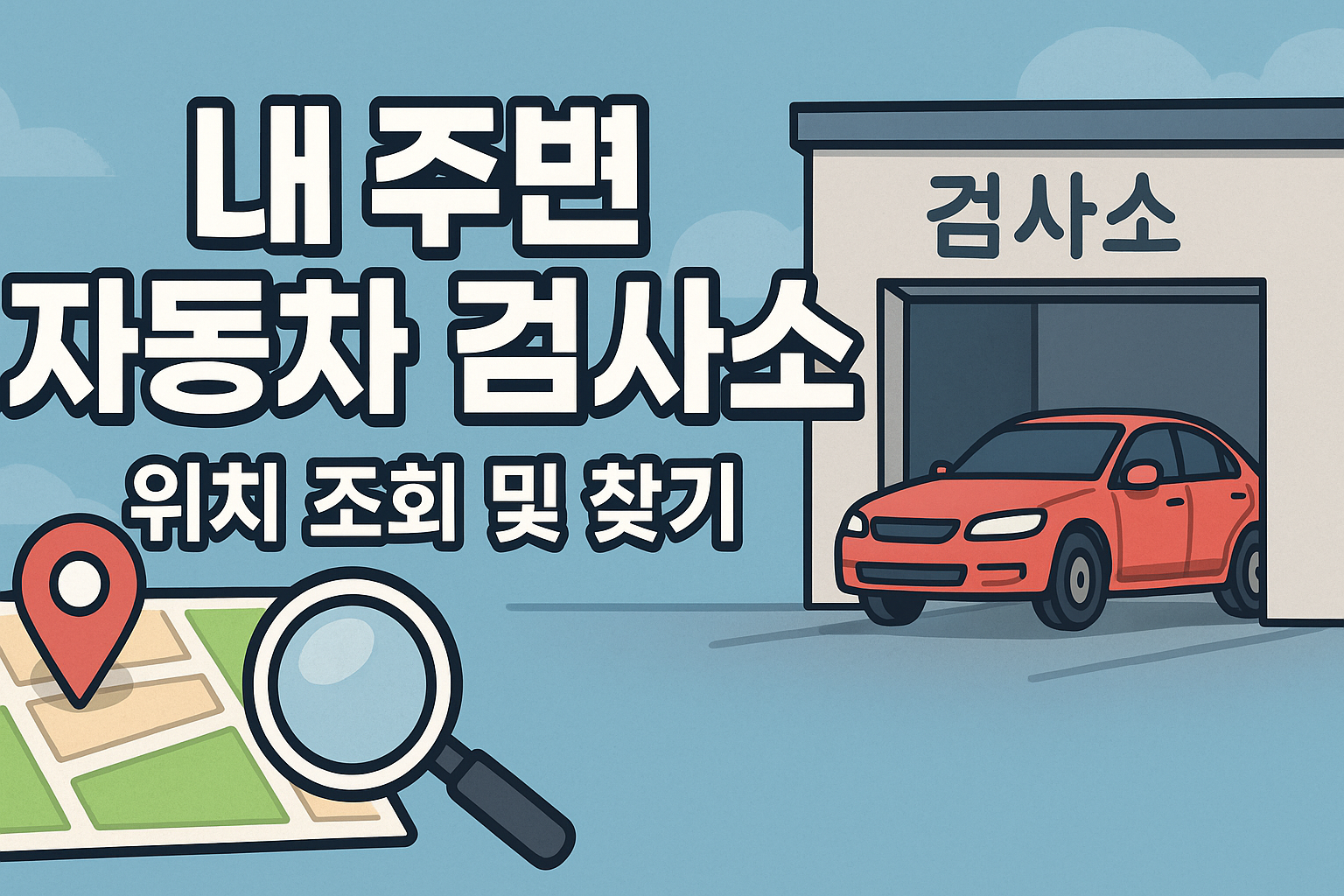내 주변 자동차 검사소 위치 찾기 및 조회 빠르게 하는 방법