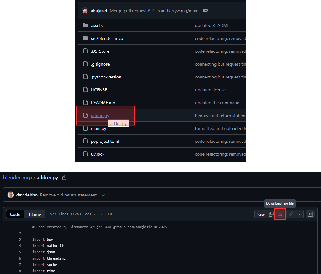 github에서 코드 다운받기