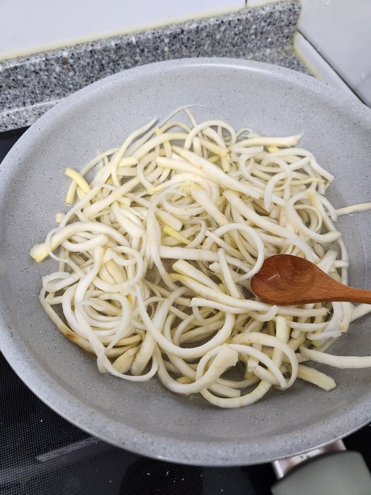 도라지 삶아주기