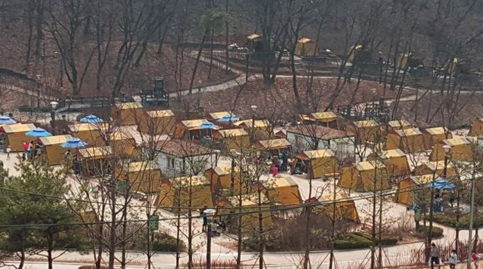 강동그린웨이 캠핑장