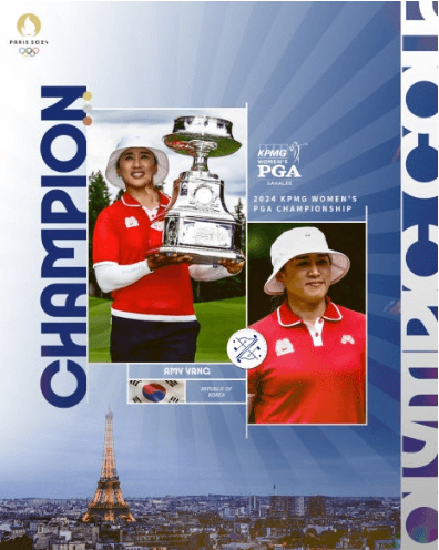 KPMG 대회에서 최종 랭킹 5위 양희영선수