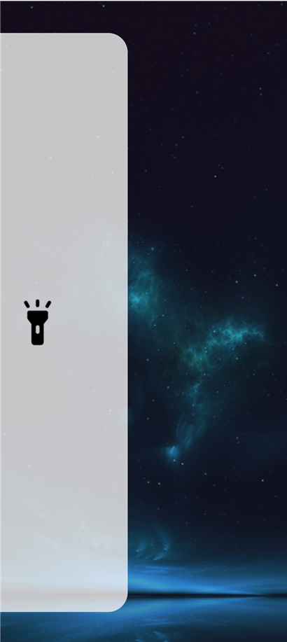 방법 7: 잠금화면에서 손전등 켜기