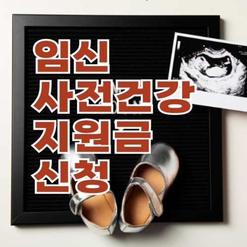 임신 사전건강관리 지원 신청방법과 금액지원
