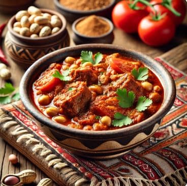 모잠비크의 마피(MaFe): 땅콩과 토마토 소스로 만든 풍미 깊은 스튜