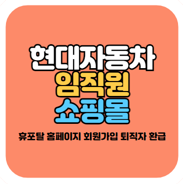 현대자동차 임직원 쇼핑몰