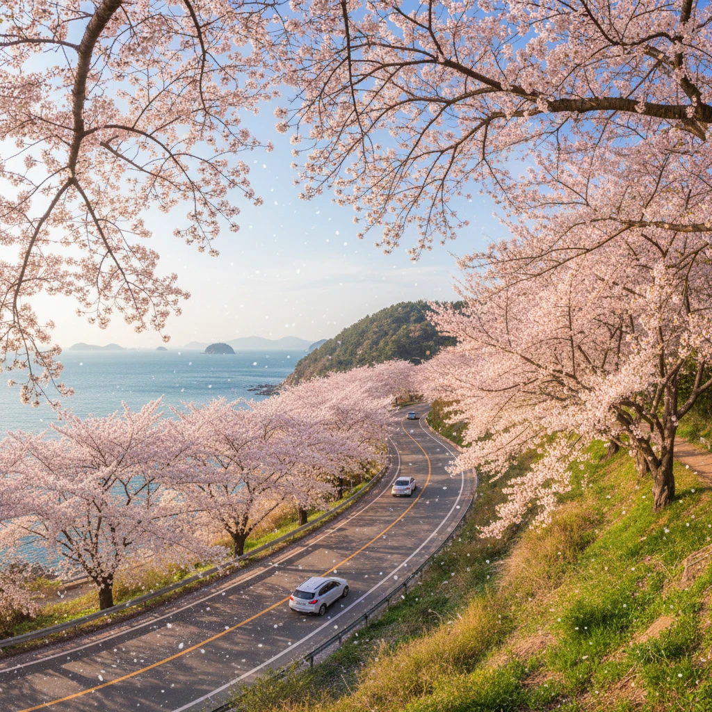 통영 벚꽃 구경하기 좋은 곳 BEST..