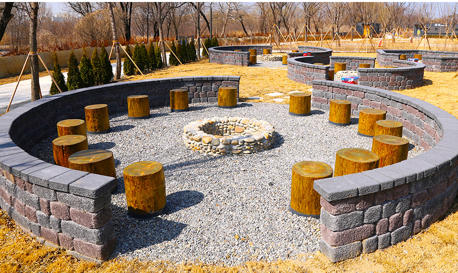 난지캠핑장 파이어존