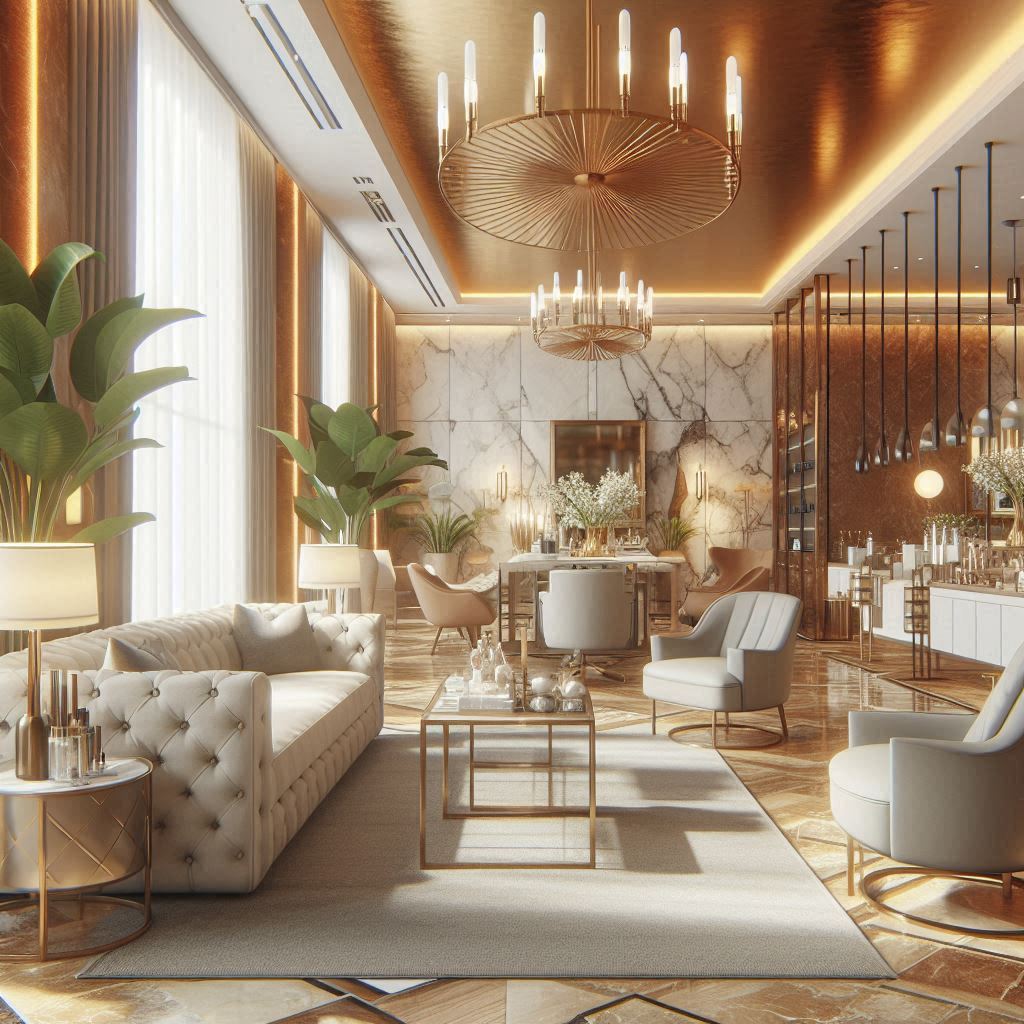 피부,체형관리 샵 배경