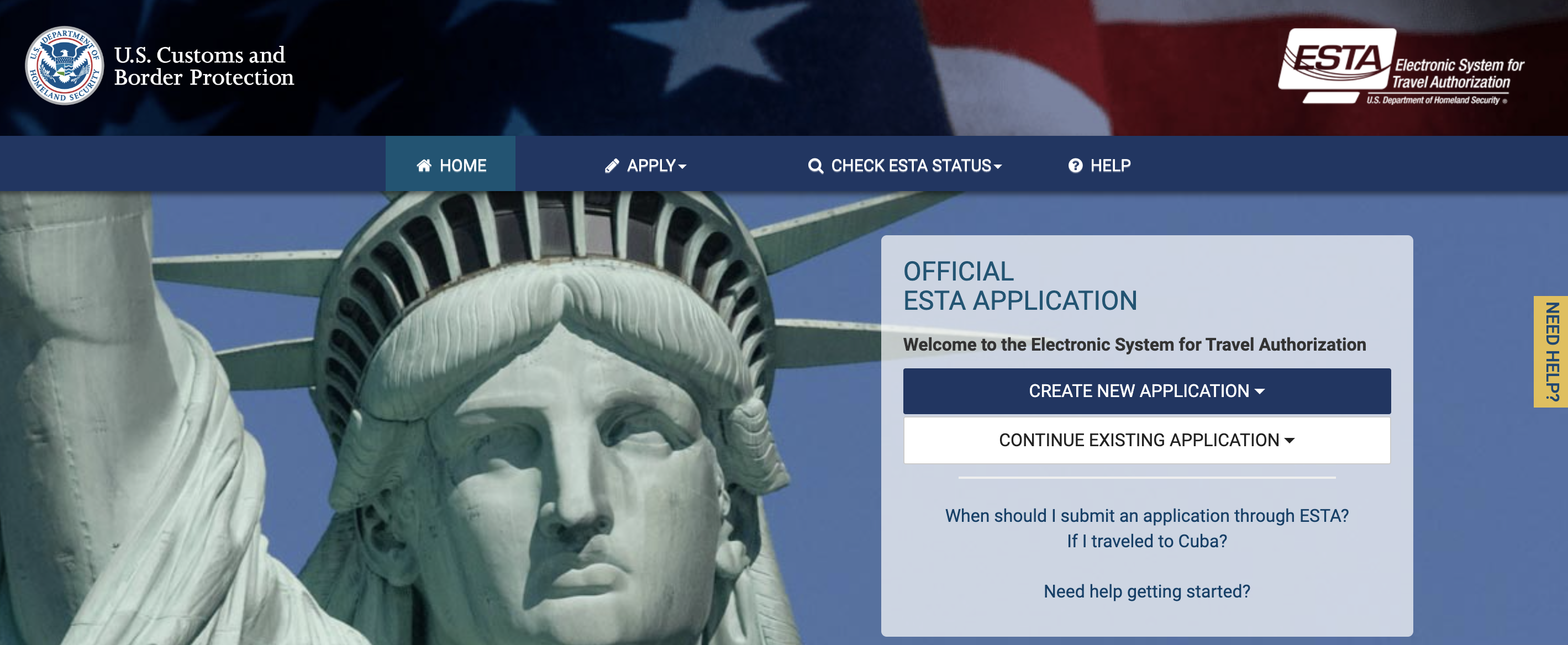 미국 ESTA 신청 방법 쉽게 알아보기 (ver. 2024) (https://esta.cbp.dhs.gov)