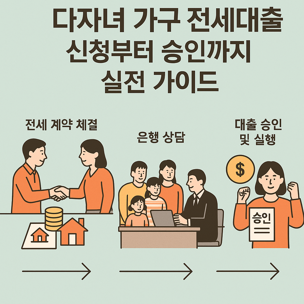 다자녀 가구 전세대출 신청부터 승인까지 실전 가이드