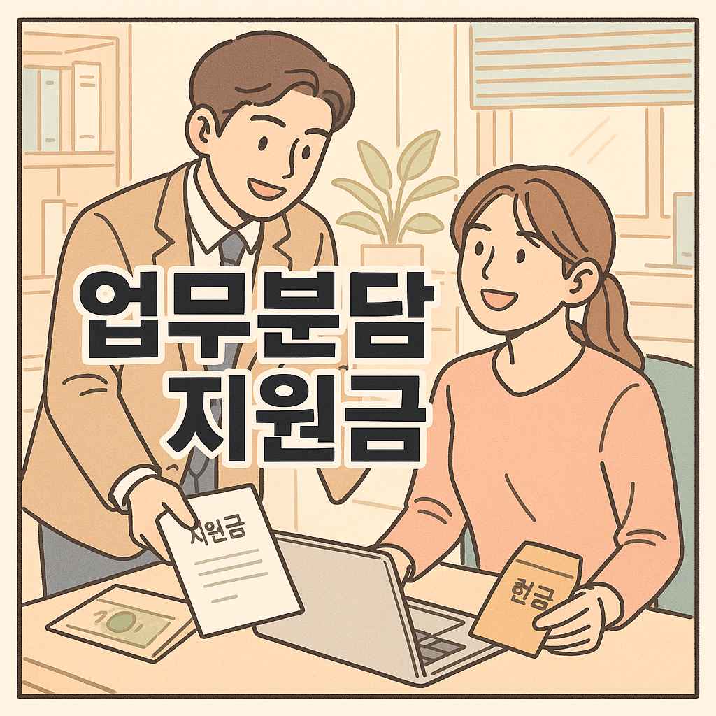육아휴직 업무분담 지원금 신청 조건 및 방법 총정리 (2025 최신 가이드)