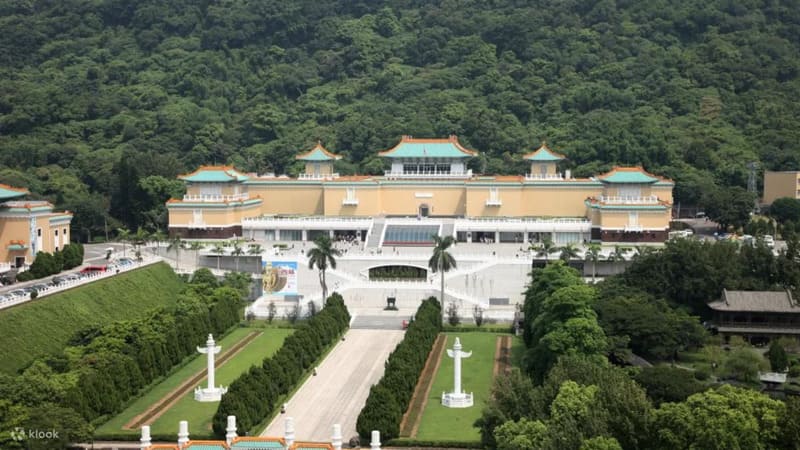 대만 국립고궁박물관 북원 전경 드론샷