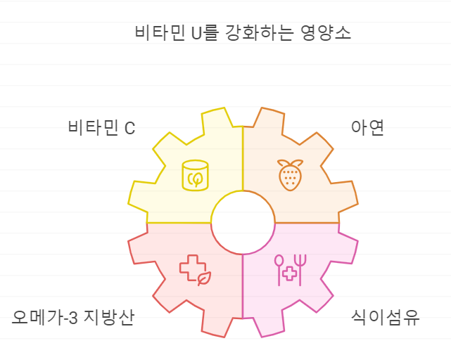 비타민U 강화 영양소