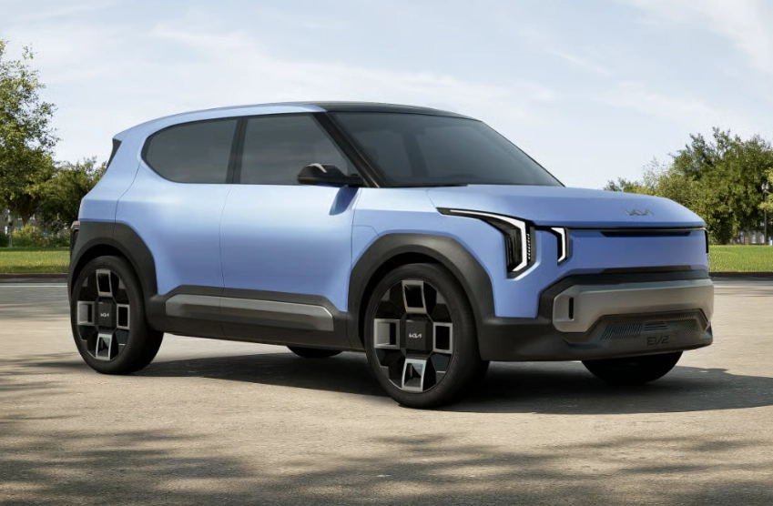 기아 EV2 측면 뷰 이미지