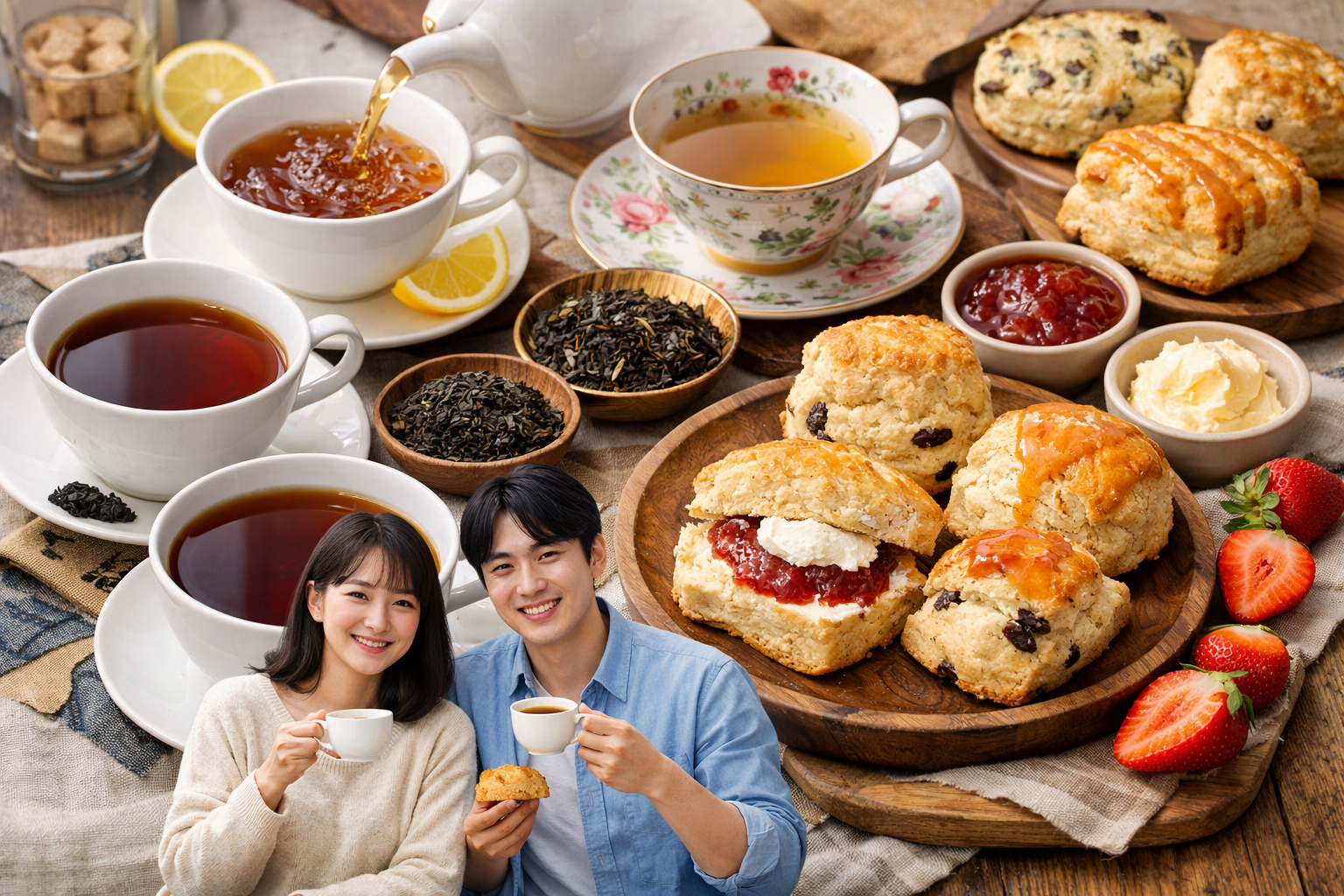 홍차와 스콘