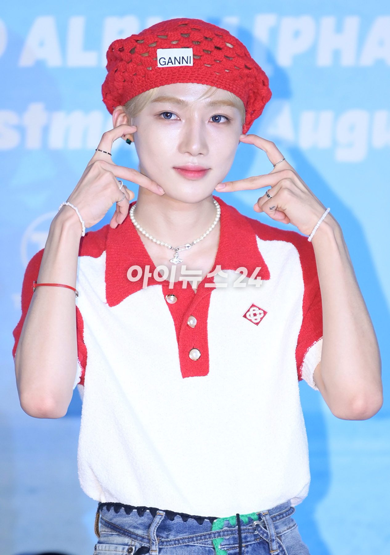 그룹 더보이즈(THE BOYZ) 뉴가 7일 오후 서울 영등포구 영등포 CGV에서 열린 더보이즈 두번째 정규앨범 '판타지'(PHANTASY) 기자간담회에 참석하고 있다. [사진=정소희 기자]