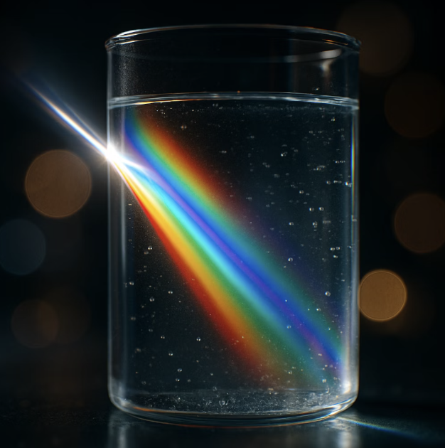 붉은색과 푸른색&amp;#44; 빛의 마술