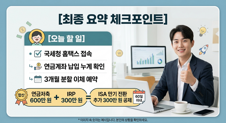 성공적인 연말정산 절세 계획 체크포인트
