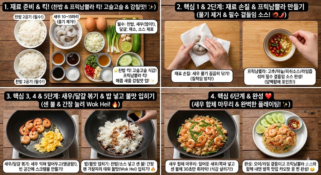 새우계란볶음밥 만드는법