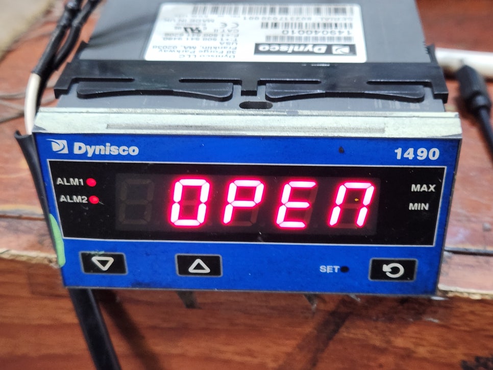 Dynisco 1490 컨트롤러 전원무감 수리 완료