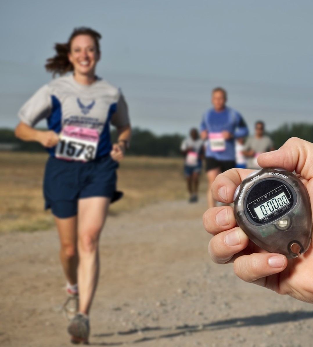 주부들이 러닝운동으로 다이어트 사진