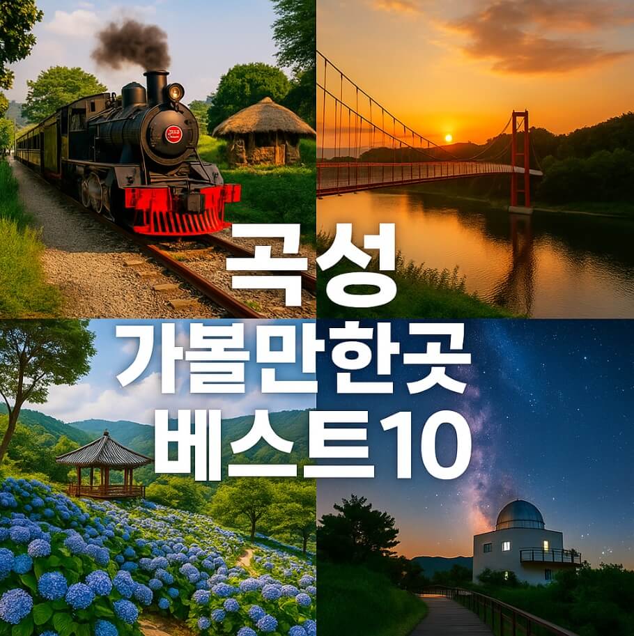 곡성 가볼만한곳 베스트10