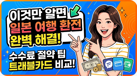 일본 여행 환전 수수료 절감