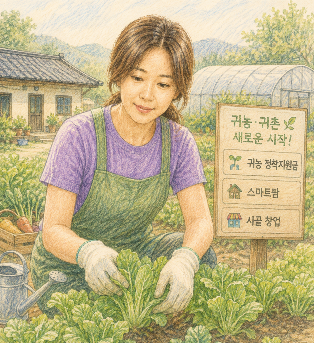 귀농귀촌 재취업 (정착지원금, 스마트팜, 시골창업)