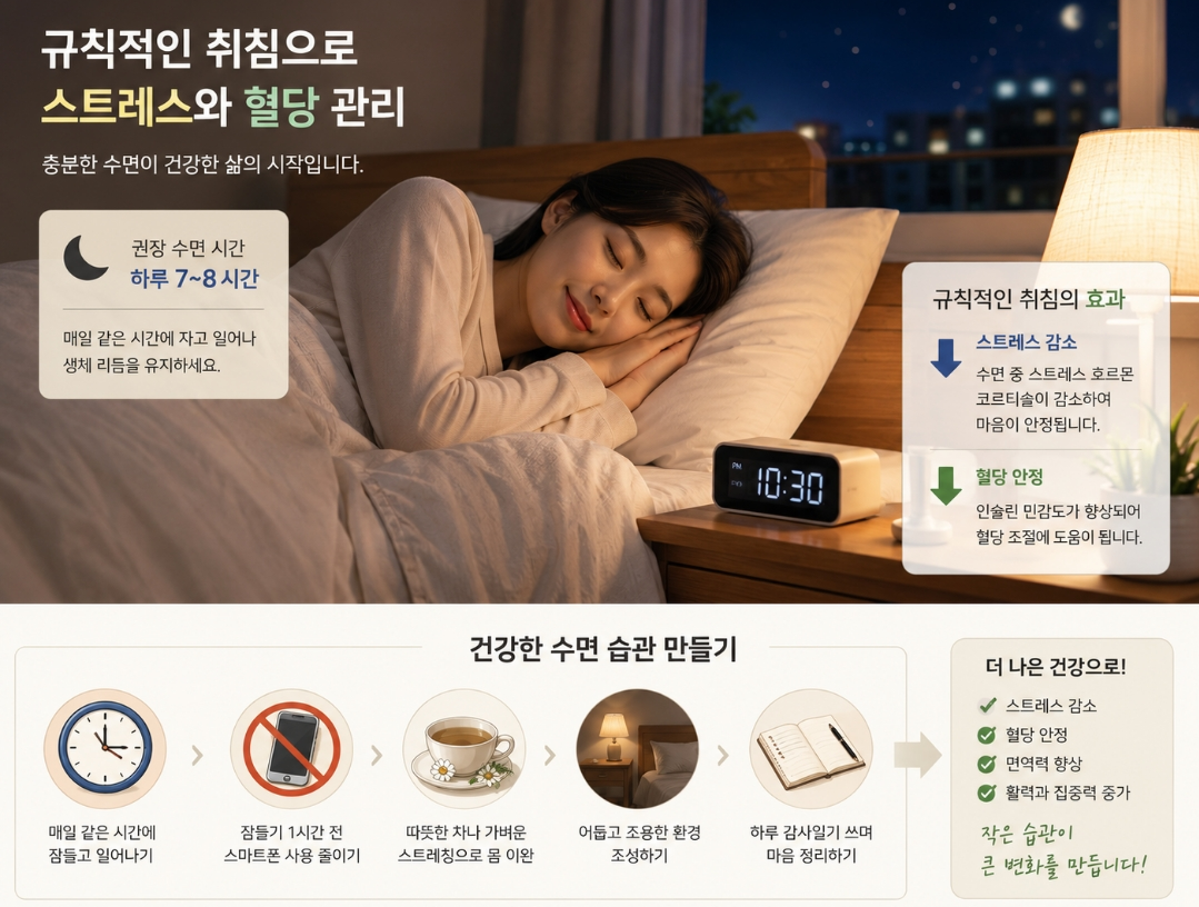 규칙적인 수면 습관